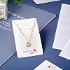 100Pcs Ractangle Kraft Paper Necklace Earring Display Cards AJEW-TA0001-26B-7