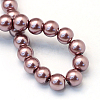 Baking Painted Pearlized Glass Pearl Round Bead Strands HY-Q003-12mm-58-4