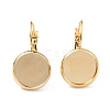 304 Stainless Steel Leverback Earring Settings STAS-F191-03G-18mm-2