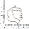 Zinc Alloy Open Back Bezel Pendants PALLOY-D580-05P-I-3
