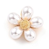 Alloy Resin Imitation Pearl Brooches JEWB-O009-13-1