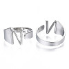 Alloy Cuff Finger Rings RJEW-S038-195N-P-NR-3