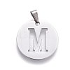 Non-Tarnish 201 Stainless Steel Pendants STAS-L221-33M-1