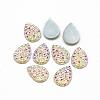 Resin Cabochons CRES-Q193-18x25-10AB-1
