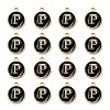 Golden Plated Alloy Charms ENAM-S118-02P-2