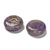12 Constellation Natural Amethyst Cabochons Set G-Q190-03D-2
