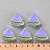 Transparent Enamel Acrylic Beads TACR-S155-001J-4