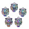 Rainbow Color Alloy Pendants PALLOY-N156-162-NR-1