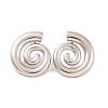 Brass Stud Earrings for Women EJEW-U015-13P-02-1