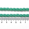 Opaque Glass Beads Strands GLAA-G112-03G-4