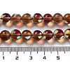 Synthetic Moonstone Beads Strands G-P528-J02-02-4