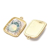 Light Gold Tone Alloy Enamel Pendants ENAM-B028-37KCG-01B-2