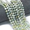 Natural Aquamarine Beads Strands G-K389-B54-01-2