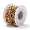 304 Stainless Steel Paperclip Chains CHS-D033-06G-02-4