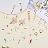 DIY Lighting Bolt Drop Earring Making Kit DIY-SZ0009-46-3