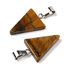 Natural Tiger Eye Pendants G-B127-04P-09-3