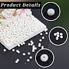 5 Strands Synthetic Lava Rock Round Beads Strands G-PA0002-40-6
