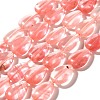 Cherry Quartz Glass Beads Strands G-I377-A02-2