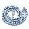 Electroplate Non-magnetic Synthetic Hematite Beads Strands X-G-N0318-39-B-2