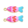 Printed Brass Pendants KK-CBA42CA-06G-02-1