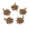 Tibetan Style Alloy Pendants X-TIBEP-A113357-AB-FF-1