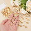 36Pcs Alloy European Dangle Charms MPDL-CA0001-06G-3