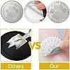 34 Sheets Silver Foil Embossed PET Picture Sticker DIY-WH0528-016-3