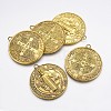 Tibetan Style Alloy Big Pendants X-TIBEP-A17171-AG-FF-1