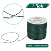   1 Roll Round Waxed Polyester Cords YC-PH0002-44E-2