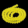 Transparent Glass Beads Strands X-EGLA-A034-T10mm-MD29-4
