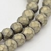 Round Non-magnetic Synthetic Hematite Beads Strands G-D617-2mm-29-1