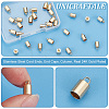 30Pcs 201 Stainless Steel Cord Ends STAS-UN0057-47-5