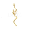 Brass Pave Cubic Zirconia pendants KK-Q048-10G-1