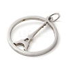Non-Tarnish 304 Stainless Steel Pendants STAS-C086-05E-P-2