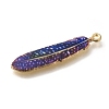 Alloy Enamel Pendants FIND-G078-34G-04-2