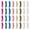 100Pcs Two Tone Acrylic Beads MACR-TA0002-80-1