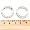 Non-Tarnish 304 Stainless Steel Spring Gate Rings LS-STAS-Q032-1B-3