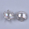 Transparent Acrylic Bead Caps X-TACR-T007-07-3