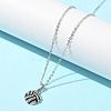 Zinc Alloy Crystal Rhinestone Sport Ball Pendant Cable Chain Necklaces NJEW-U024-01P-04-2