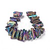 Natural Quartz Crystal Points Beads Strands G-K181-B19-2