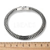 304 Stainless Steel Wheat Chain Bracelets for Women Men STAS-N117-02ASP-5