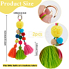 The Colors of the Small Pom Balls are Random Color KEYC-WH20004-02C-2