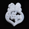 DIY Heart with Word Hope Silicone Molds DIY-L021-66-3