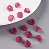 Frosted Acrylic Bead Caps MACR-S371-10A-706-7
