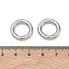Tarnish Resistant 304 Stainless Steel Spring Gate Rings X-STAS-D070-01P-3
