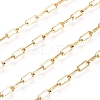 Soldered Brass Paperclip Chains CHC-D025-04G-01-1