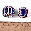 Handmade Millefiori Glass Rondelle Beads LA-N002-21A-3