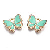 Alloy Enamel Charms X-ENAM-S121-070F-3