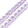 Electroplate Glass Beads Strands EGLA-N012-07H-1