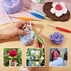 5Pcs 5 Colors Iron Crochet Hooks TOOL-TADJ0001-02-5